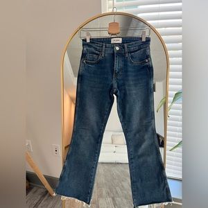 Zara TRF semi bootcut crop Jean